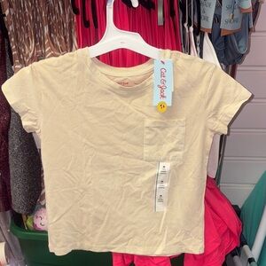 5/$8 Cat & Jack Kids Light Tan T-Shirt